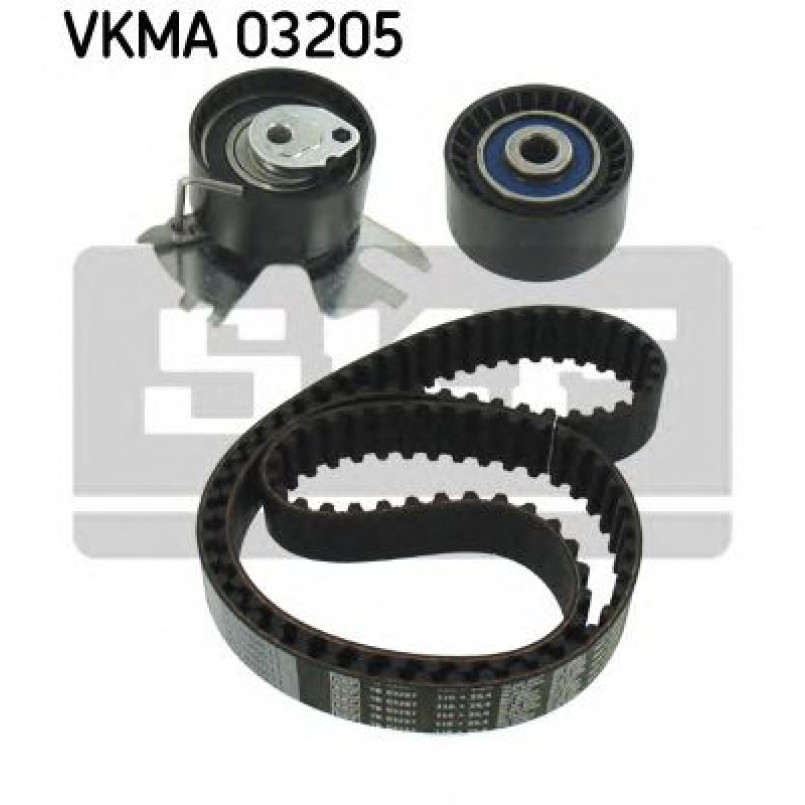 VKMA 03205 SKF Комплект (ремінь+ролики)